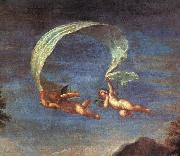 Francesco Albani Adonis Led by Cupids to Venus, detail oil painting on canvas